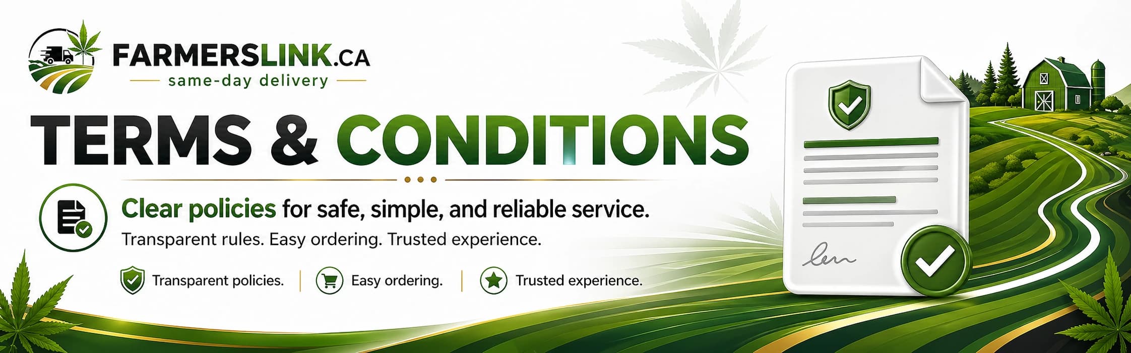 Terms & Conditions - Farmer's Link